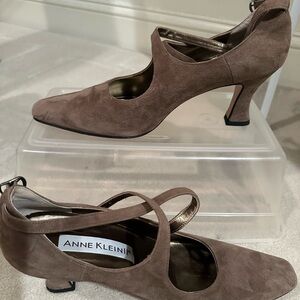 Anne Klein Vintage Suede Heels